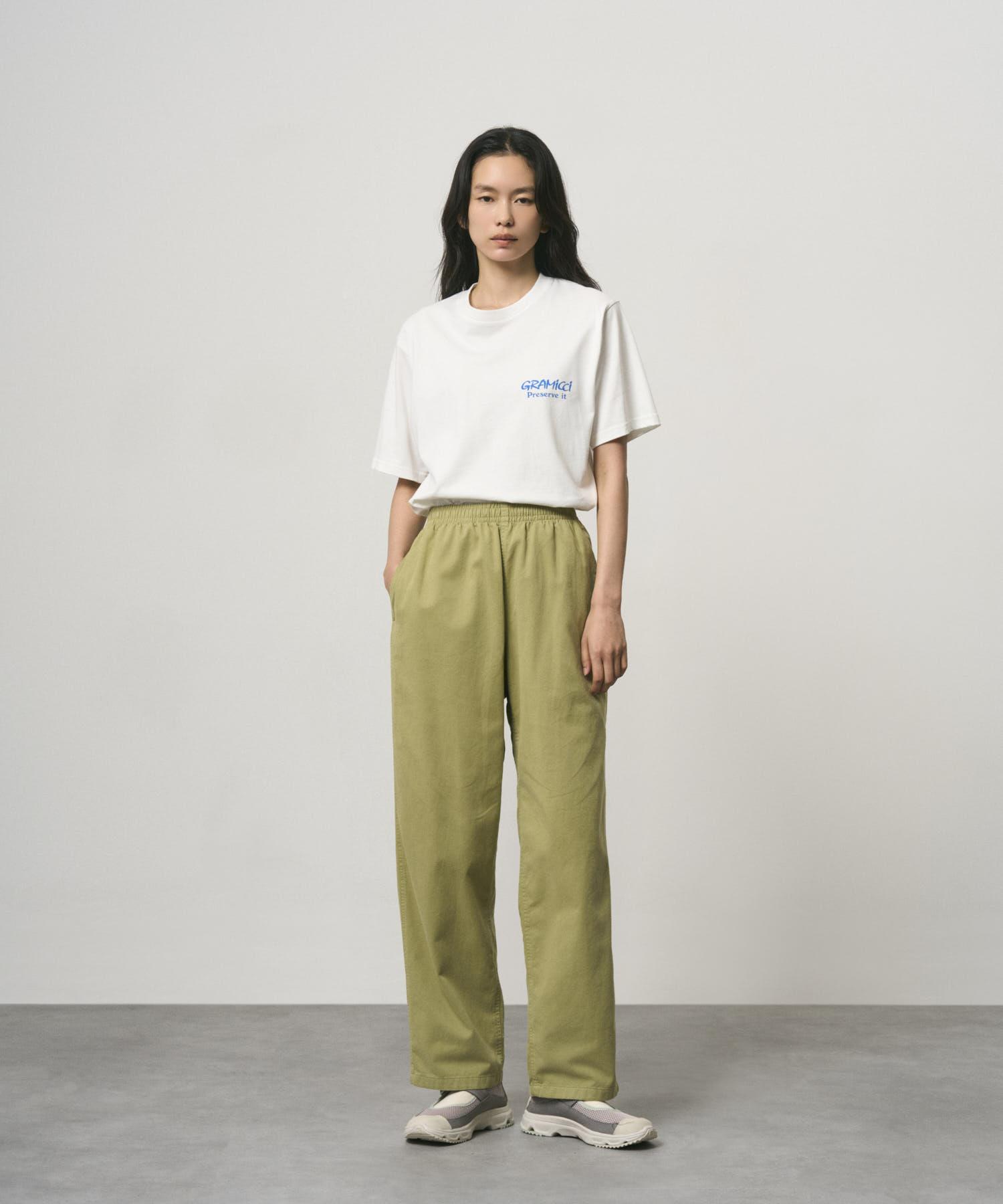 Gramicci Swell Pant Mojito Pigment Herren Relaxed Hose gelbgrün